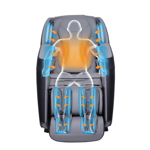 Fauteuil de massage iComfort IC9000-3D noir