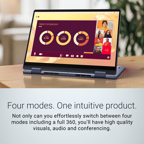 Dell 14" Touchscreen 2-in-1 Laptop - Midnight Blue (AMD Ryzen AI 7 350/16GB RAM/1TB SSD)