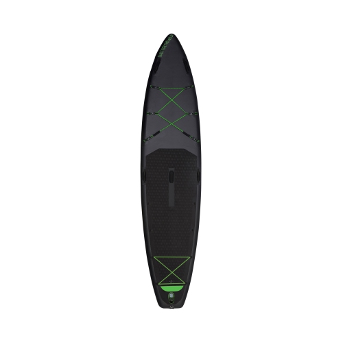 ELITE BLACK XXL 12FT Inflatable Stand up Paddle Board 12'x30"x6"Premium Accessories &Carry Bag| paddle boards w/ 3Fish Fin for Paddling |1-2Person Up