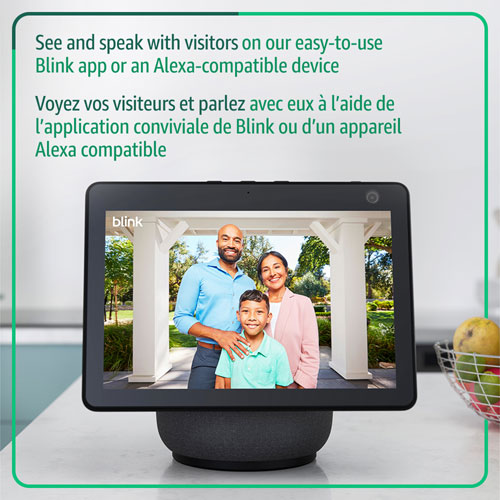 Sonnette vidéo Wi-Fi 1440p de Blink - Blanc