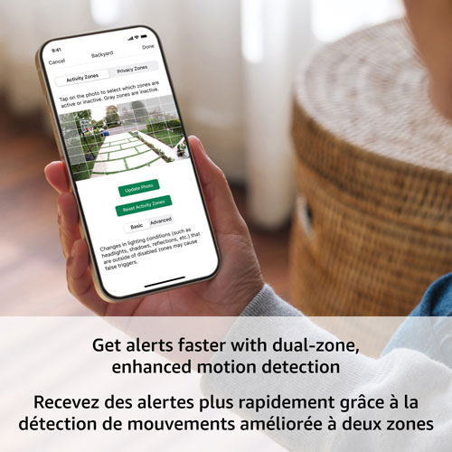 Système de surveillance avec caméras IP HD intégrale 1080p sans fil Outdoor 4 de Blink - Ensemble de 2
