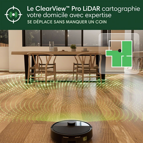 Aspirateur robot Wi-Fi à vidage automatique Roomba Plus 504 Vac d'iRobot - Exclusivité Best Buy