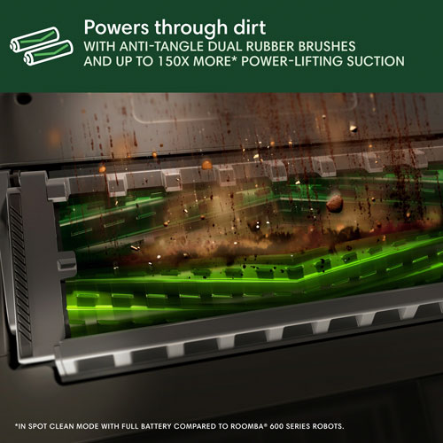 Aspirateur robot Wi-Fi à vidage automatique Roomba Plus 504 Vac d'iRobot - Exclusivité Best Buy