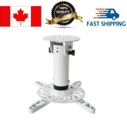 Support de plafond universel pour projecteur inclinable et pivotant 360 degrés, argenté, PSM-01S