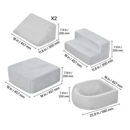 VEVOR 5-Piece Set Foam Climbing Toys,for Toddlers 6 Months to 3 Years,Baby Climbing Blocks with Ball Pit, Indoor Climb and Crawl Activity Playset for