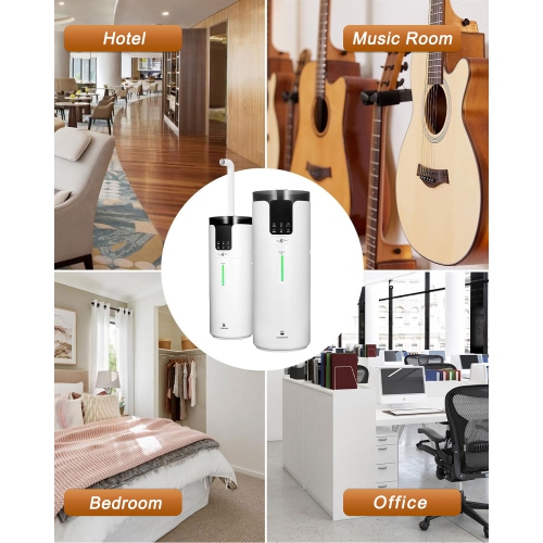 Lacidoll Humidifier large room 16L- Whole house Humidifier for Home 1500 sq.ft. Ultrasonic Cool Mist Humidifiers for Bedroom with Extension Tube &