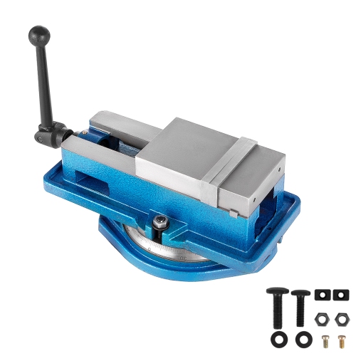 Étau de fraisage VEVOR de 4&nbsp;po, pince de serrage haute précision pour étau d'établi, fer à boucler avec base pivotante à 360 degrés
