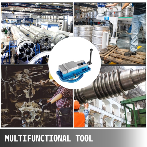 Étau de fraisage VEVOR de 4 po, pince de serrage haute précision pour étau d'établi, fer à boucler avec base pivotante à 360 degrés