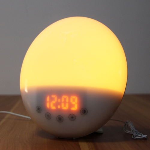Sunrise Alarm Clock Wake-up Light Digital Clock with Radio