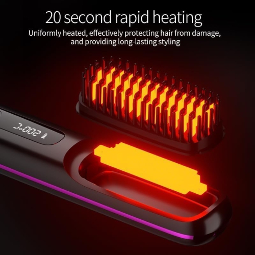 New hair straightener, wireless hair straightener, negative ion hair straightener, wireless straightening, convenient, 4000mAh, fast heating,
