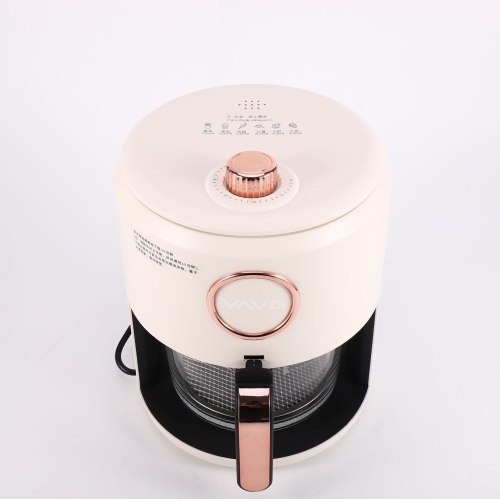 Hot sale air fryer wholesale smart home 110V-220V large capacity, smart visualization air fryer white