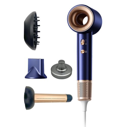 Hair dryer, 110,000 rpm high-speed brushless motor, negative ion hair dryer, suitable for home garage travel hotel, wind temperature digital display