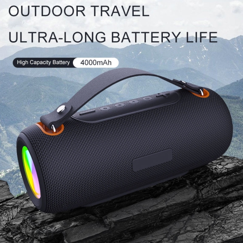 New Bluetooth speaker, outdoor portable 30W high-volume high-quality audio, IPX6 waterproof rhythmic lights, outdoor waterproof Bluetooth speaker