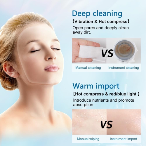 Face Massager Electric Face Lifting Facial Massager Red Blue Light Anti-aging Skin Tightening Firming Skin Care Tool