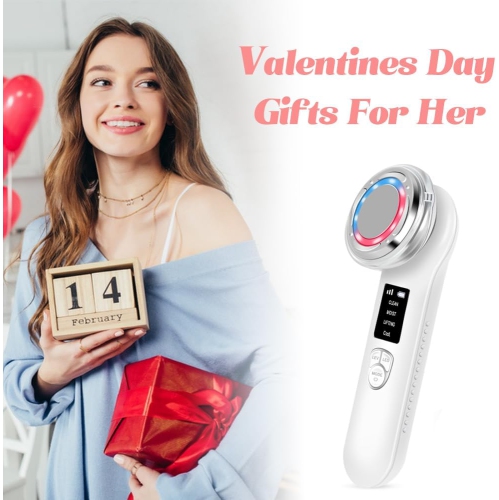 Face Massager Electric Face Lifting Facial Massager Red Blue Light Anti-aging Skin Tightening Firming Skin Care Tool