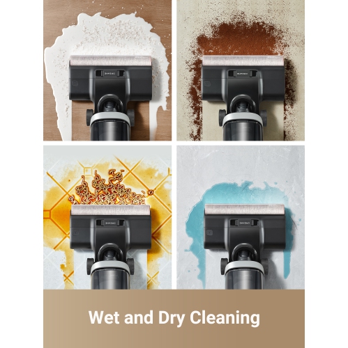 Dreame H14 Pro Wet Dry Vacuum Cleaner, 180° Lie-Flat Vacuum Mop, 140°F Washing and Fast Hot Air Drying, 18,000 Pa Suction Power, Easy GlideWheel