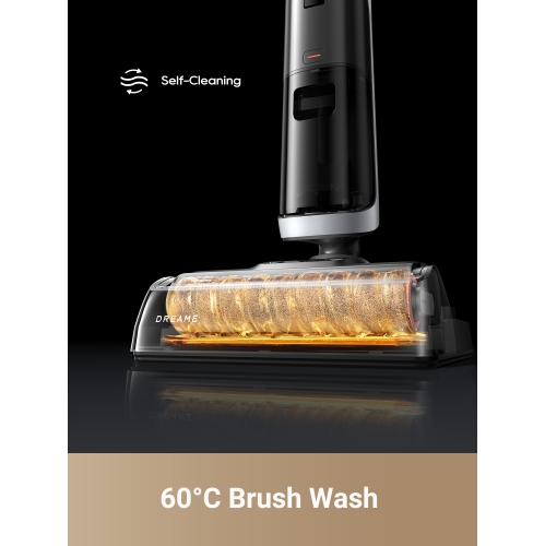 Dreame H14 Pro Wet Dry Vacuum Cleaner, 180° Lie-Flat Vacuum Mop, 140°F Washing and Fast Hot Air Drying, 18,000 Pa Suction Power, Easy GlideWheel