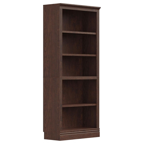 VAUXHILL & CO. Halston Standard Bookcase Adjustable Open Shelving Unit, Cherry