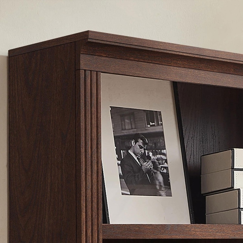 VAUXHILL & CO. Halston Standard Bookcase Adjustable Open Shelving Unit, Cherry