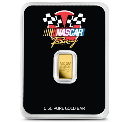NASCAR – 1/2 Gram Gold Bar – .9999 Fine Gold