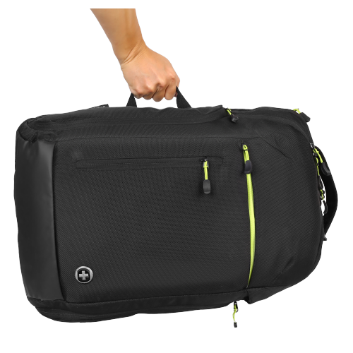 Swissdigital Java Bag Backpack – 17" Laptop, USB Charging, RFID Protection, Extra Large Capacity, Anti-Theft, SDD Finder