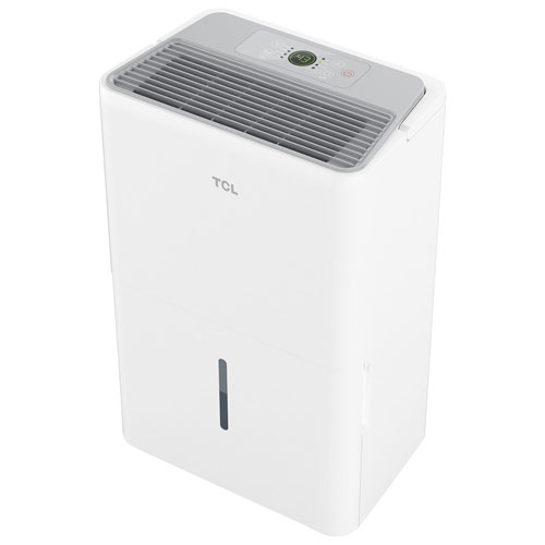 Déshumidificateur intelligent avec pompe de TCL - 50 chopines - Blanc