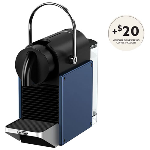 Nespresso Pixie Pod Espresso Machine - Dark Blue