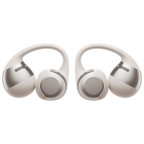 Écouteurs boutons 100 % sans fil ouverts OpenDots One de Shokz avec Dolby Audio - Gris
