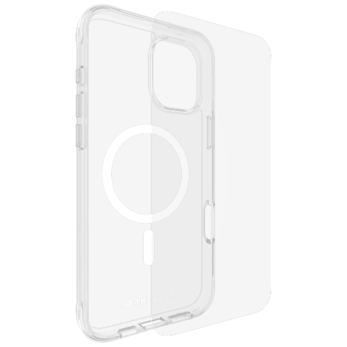 CASE MATE  Magsafe Case And Glass Screen Protector for Iphone 16 Plus - Clear