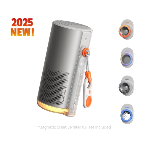 XGIMI MoGo 4 Laser - Triple Laser Portable Projector, 1080p HD, Google TV, Built-in Battery, 4K Movie Support, Auto Focus/ Keystone, WiFi/Bluetooth,