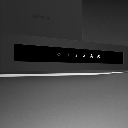 Smeg 30" Wall Mount Range Hood (KBTU30AN) - Matte Black