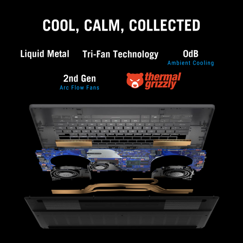 ROG Zephyrus G16 Gaming Laptop (16” OLED Nebula Display / NVIDIA® GeForce RTX 5060 / Intel® Core Ultra 9 285H processor / 16GB RAM / 1TB SSD /