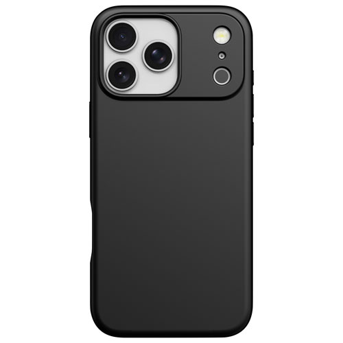 Insignia Silicone Fitted Soft Shell Case with MagSafe for iPhone 17 Pro Max - Black