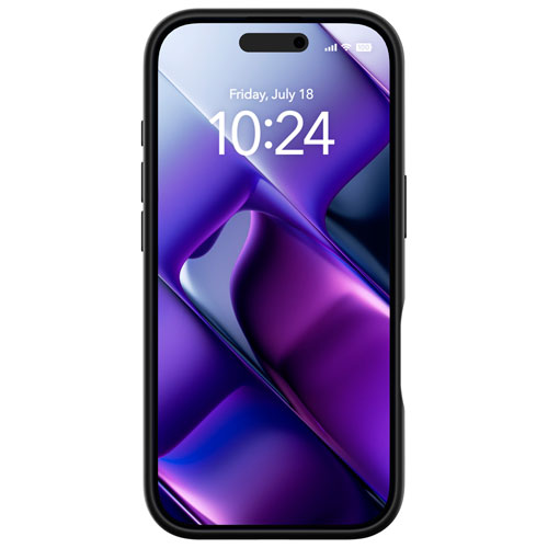 Insignia Silicone Fitted Soft Shell Case with MagSafe for iPhone 17 Pro - Black