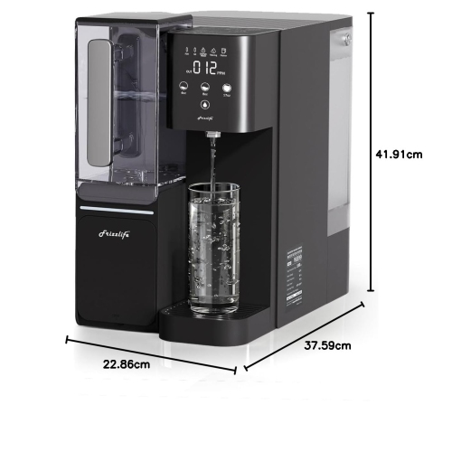 Frizzlife Countertop Reverse Osmosis System - WB99 Alkaline RO Water Filter with Portable Water Pitcher, NSF/ANSI 58 Certified Elements, 3.5:1 Pure