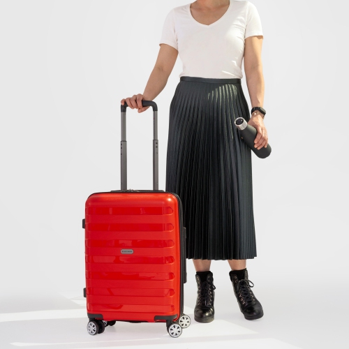 AIR CANADA EERIE 2-Piece Hardside Luggage Set – 24-Inch Checked Luggage & Carry-On Suitcase