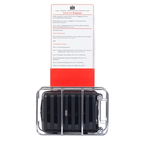 AIR CANADA EERIE 2-Piece Hardside Luggage Set – 24-Inch Checked Luggage & Carry-On Suitcase