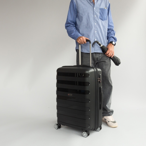 AIR CANADA EERIE 2-Piece Hardside Luggage Set – 24-Inch Checked Luggage & Carry-On Suitcase