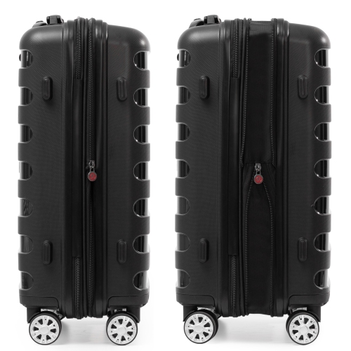 AIR CANADA EERIE 2-Piece Hardside Luggage Set – 24-Inch Checked Luggage & Carry-On Suitcase