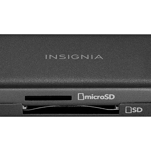 Insignia USB-C/USB 3.0 to SD/MicroSD Memory Card Reader - Only at Best Buy