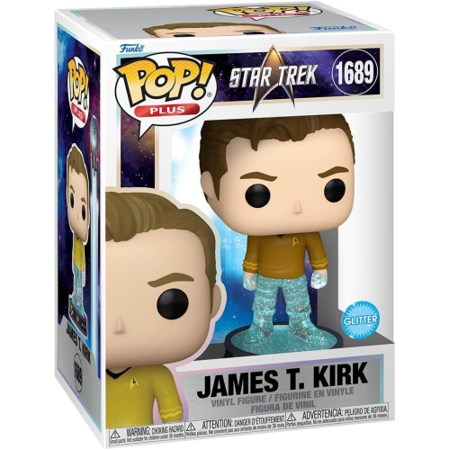 POP  Television Star Trek 3.75 Inch Action Figure Plus - Transporter James T. Kirk #1689