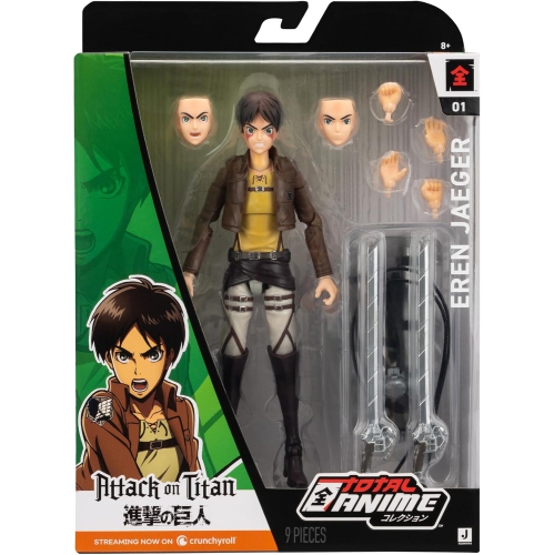 ATTACK ON TITAN  6 Inch Action Figure Total Anime - Eren Jaeger #01 Great offer and great price