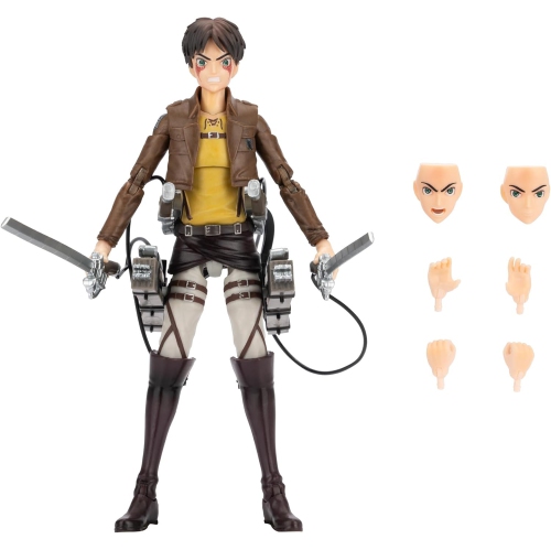 Attack On Titan 6 Inch Action Figure Total Anime - Eren Jaeger #01