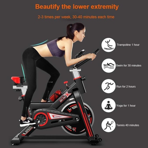 Vélo d'intérieur Vélo d'exercice robuste Vélo d'exercice stationnaire Vélo d'exercice Exercice Fitness Vélo d'exercice avec perte de poids Cardiovélo