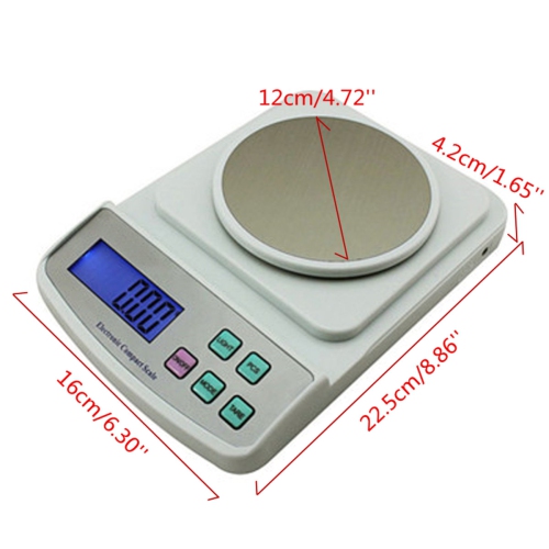500g 0.01g High Precision Digital Display Kitchen Scale,400C