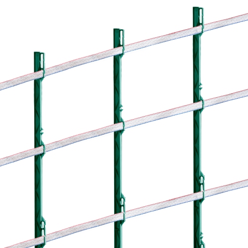 VEVOR 1640Ft Electric Fence Tape, 500M Polytape Fencing Hot Wire, 3/4" Width 6 Stainless Steel Strands for Reliable Conductivity, UV & Rust