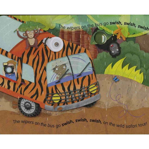 Poke-a-Dot Wheels on the Bus Wild Safari Board Book