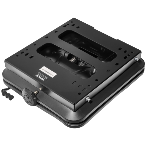 VEVOR 6in Seat Suspension Kit With Slider Track, Air Ride Seat Suspension with Dust Cover,Front-to-Back Adjustable, Tractor Seat Suspension ‎Kit for