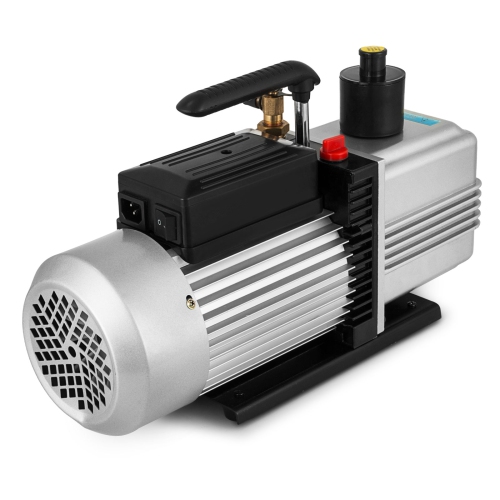 VEVOR 12CFM Vacuum Pump,1 HP Single Stage Air Conditioning Pump, 110V 5PA Ultimate Vacuum Refrigerant, HVAC Air Tool Rotary Vane, for Automobile