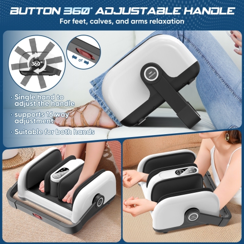 Shiatsu Foot & Calf Massager Heat Therapy Foot Massage Machine Arm Automatic Massager Kneading Massager